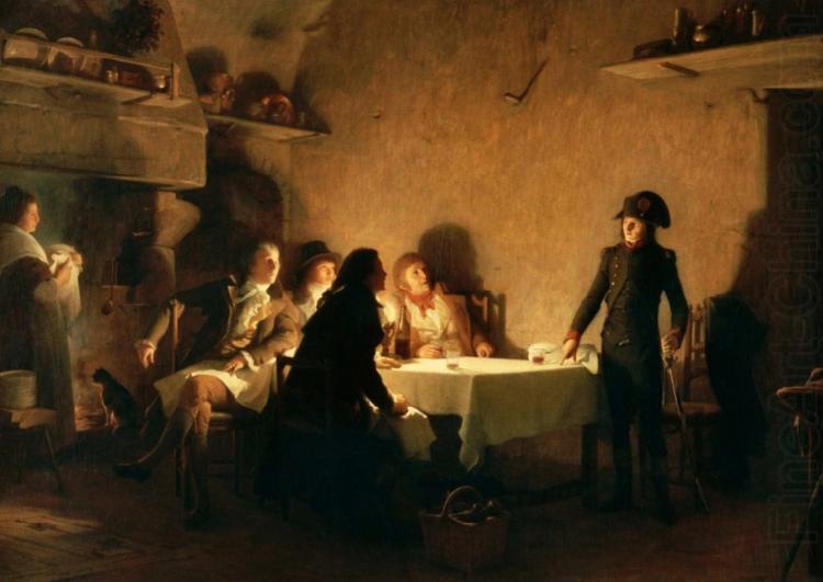 Jean Lecomte Du Nouy The supper of Beaucaire oil painting picture